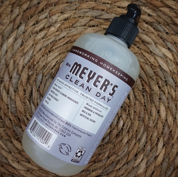 LOT OF 3! Mrs. Meyers LAVENDER Hand Soap Clean & Dry w/Olive Oil & Aloe Vera - Picture 3 of 3